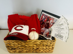 Reds Fan Gear and Hall of Fame Basket Raffle Ticket